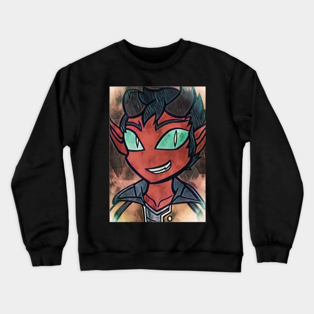 Monster Prom | Damien Lavey Crewneck Sweatshirt by ScribbleSketchScoo